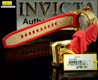 Relógio Invicta Yakuza 41140 Banhado Ouro18k Original Eua + Frete Grátis - Foto 11