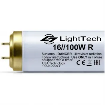 Lampada bronzeamento especiais de radiação ultravioleta UVA para aparelhos de exposição solar artificial  LightTech professional 100w/r - Foto 2