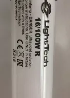 Lampada bronzeamento especiais de radiação ultravioleta UVA para aparelhos de exposição solar artificial  LightTech professional 100w/r - Foto 4