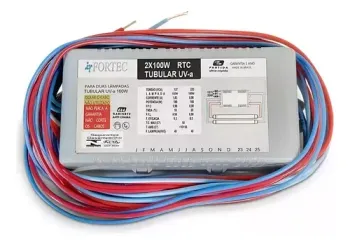 REATOR ELETRÔNICO P/LÂMPADA DE BRONZEAMENTO FLUORESCENTE 2X110W