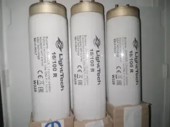 Lampada bronzeamento especiais de radiação ultravioleta UVA para aparelhos de exposição solar artificial  LightTech professional 100w/r