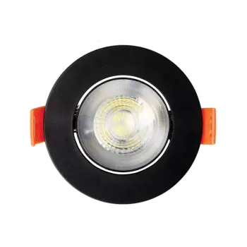 Spot Led Embutir 5W Redondo preto - Foto 2