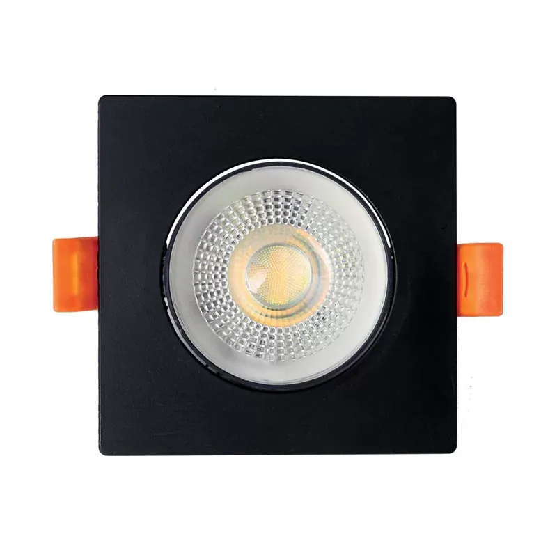 Spot Led 5W Embutido Quadrado preto Imagem
