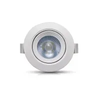 Spot Led Embutir 7W Redondo Branco - Foto 2
