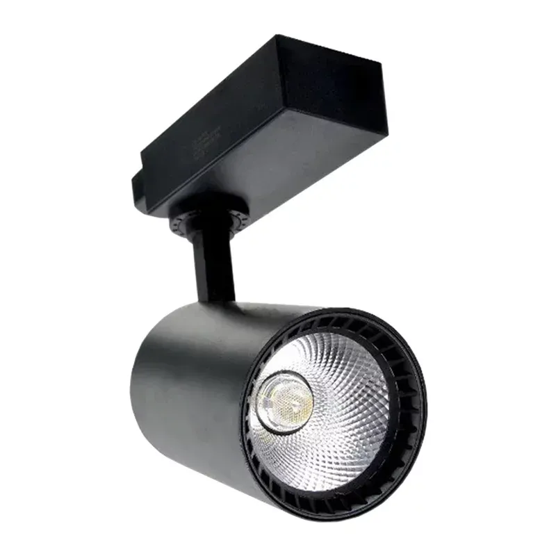 Spot trilho Led 7w preto Imagem