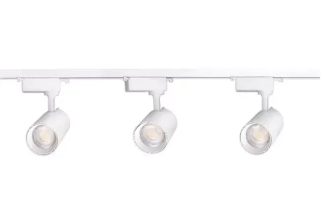 Trilho Eletrificado 1 metro com 3 spot trilho 25w branco - kit/conjunto