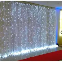 Cortina Luz Led 500l 2,8 X 2,5 - Foto 2