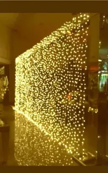Cortina Led Luz 900 Branco Frio Fixa 4x3