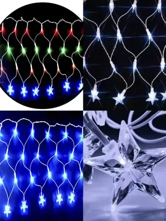 Cascata pisca 120 led  Imagem