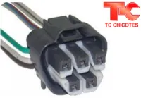 Conector Chicote 5 Vias Bomba Combustível KIA Sportage / Soul / HYUNDAI Tucson