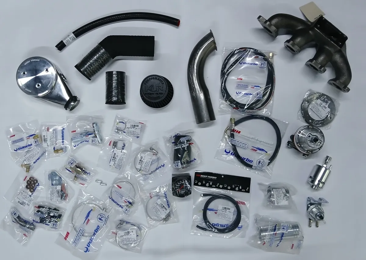 Kit Turbo GM Chevette/Marajó/Cheve Carburado 1.6 para T3 e APL (Sem Turbina) Beep 