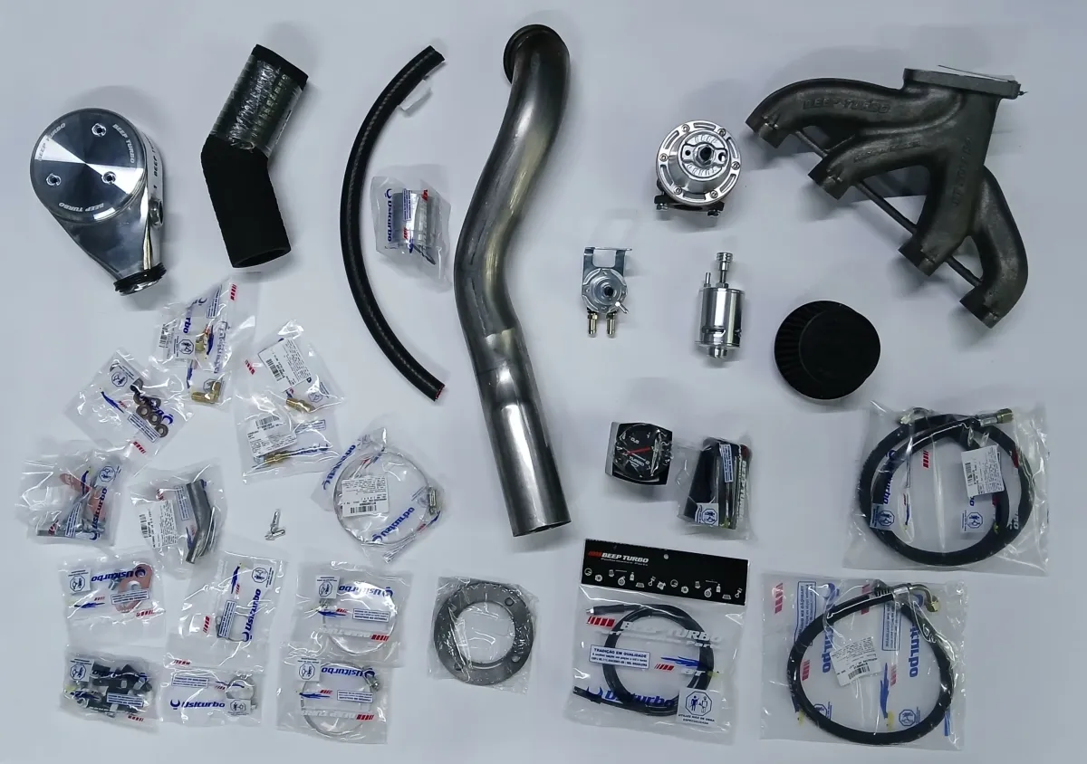 Kit Turbo VW AP Pulsativo no Farol Carburado 1.6 / 1.8 / 2.0 (Sem Turbina) Beep