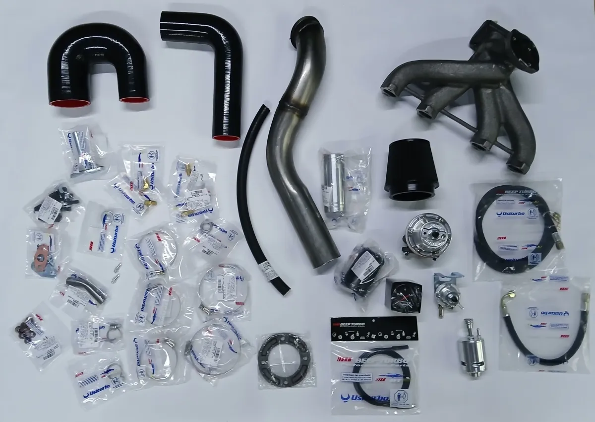 Kit Turbo VW AP Pulsativo no Farol Injetado MI com Ar e Direção 1.6 / 1.8 / 2.0 (Sem Turbina) Beep