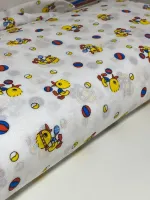 TECIDO FRALDA ESTAMPADO 70x70patinho - Foto 2