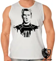 Camiseta Regata adulto ou infantil Capitão América vingadores steve - Foto 2