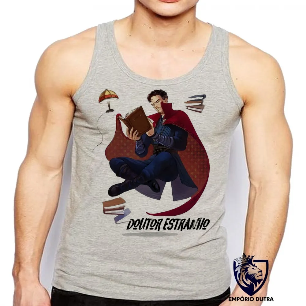 Camiseta Regata adulto ou infantil Doutor Estranho voando strange vingadores
