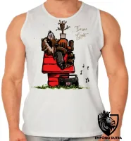 Camiseta Regata adulto ou infantil Guardiões da Galáxia Rocket Groot Snoopy - Foto 2