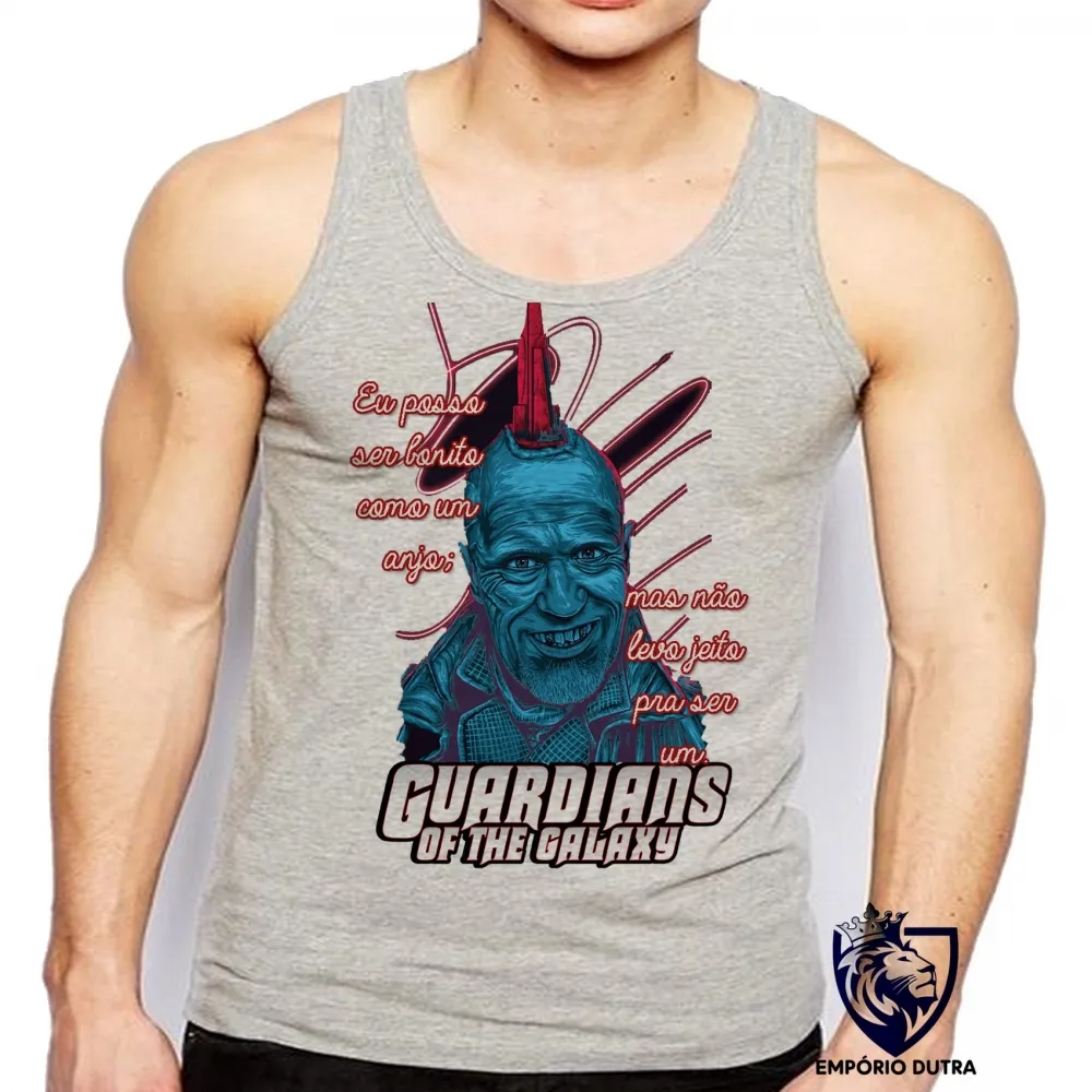 Camiseta Regata adulto ou infantil Guardiões da Galáxia Yondu anjo