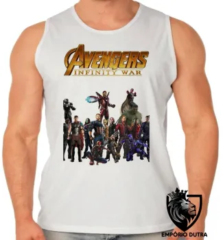 Camiseta Regata adulto ou infantil guerra infinita vingadores avengers - Foto 2