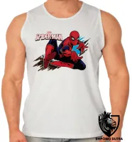 Camiseta Regata adulto ou infantil Homem Aranha mãos spider man - Foto 2