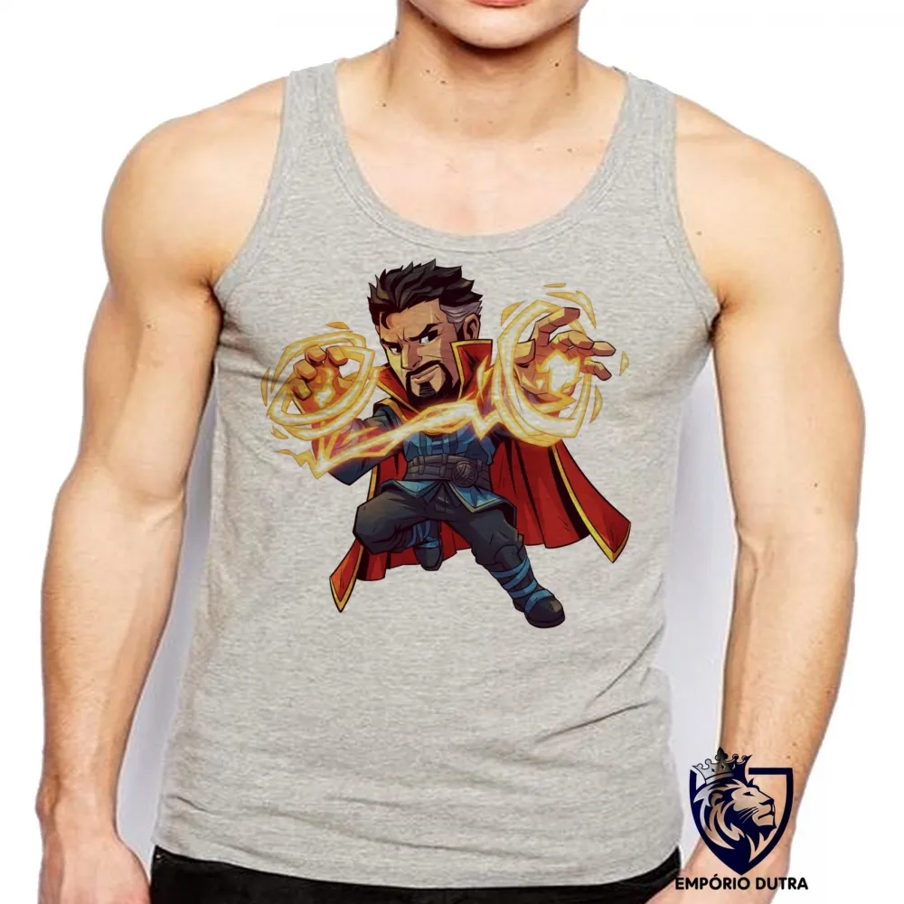 Camiseta Regata adulto ou infantil doutor estranho vingadores