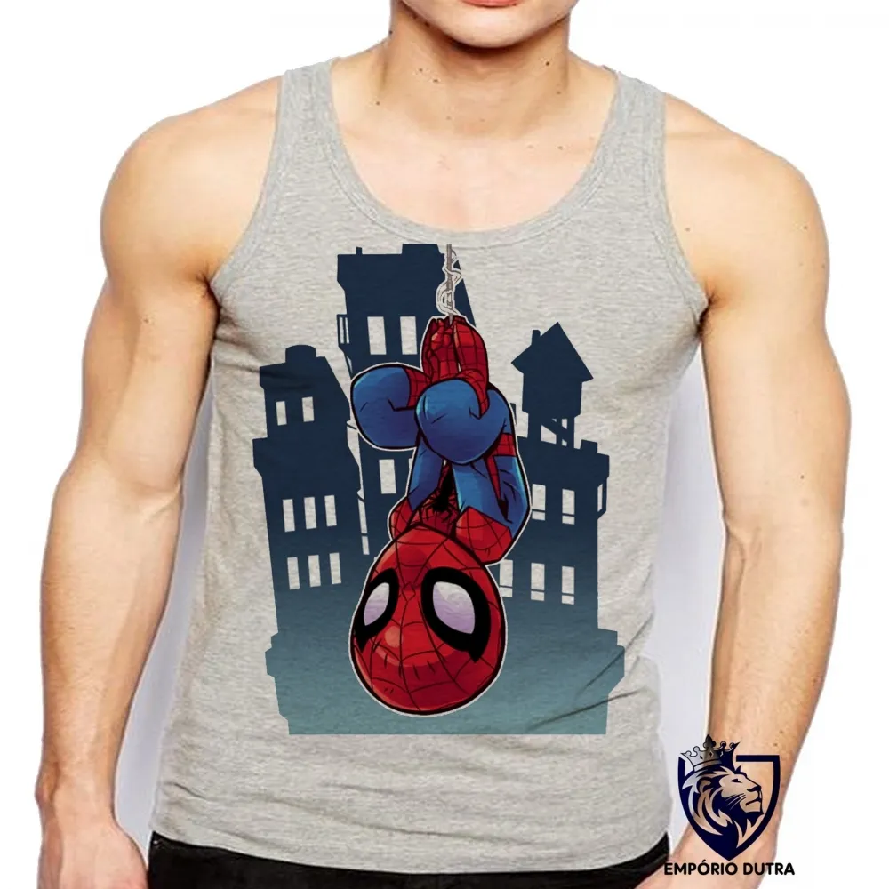 Camiseta Regata adulto ou infantil HOMEM ARANHA vingadores Imagem
