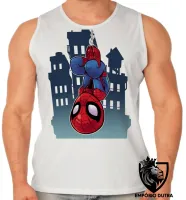 Camiseta Regata adulto ou infantil HOMEM ARANHA vingadores - Foto 2