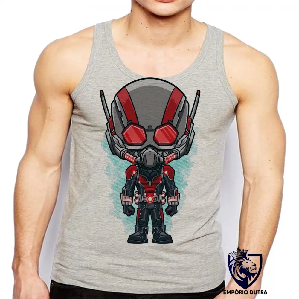 Camiseta Regata adulto ou infantil HOMEM FORMIGA vingadores marvel Imagem