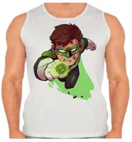 Camiseta Regata adulto ou infantil lanterna verde liga justiça - Foto 2