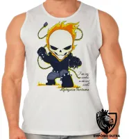 Camiseta Regata adulto ou infantil Motoqueiro Fantasma moto harley - Foto 2
