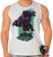 Camiseta Regata adulto ou infantil PANTERA negra vingadores - Foto 2