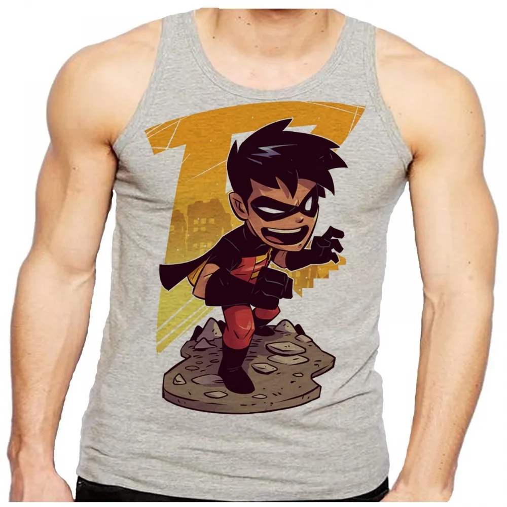 Camiseta Regata adulto ou infantil Robin jovem Batman Jovens Titas