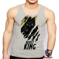 Camiseta Regata adulto ou infantil Pantera Negra vingadores beast king - Foto 2