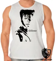 Camiseta Regata adulto ou infantil Perfil Logan Wolverine x men marvel - Foto 2