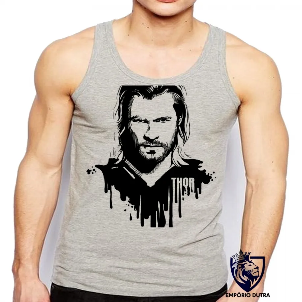 Camiseta Regata adulto ou infantil Thor Vingadores avengers marvel