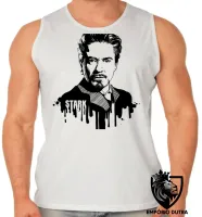 Camiseta Regata adulto ou infantil Tony Stark Vingadores homem ferro - Foto 2