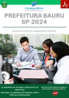 Apostila Prefeitura Bauru SP Assistente Social  2024