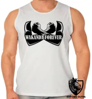 Camiseta Regata adulto ou infantil WAKANDA pantera negra vingadores - Foto 2