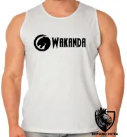 Camiseta Regata adulto ou infantil wakanda pantera negra black panther - Foto 2