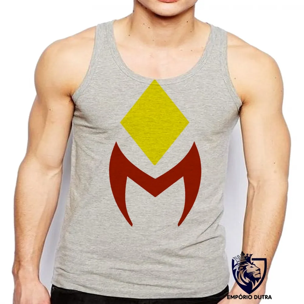 Camiseta Regata adulto ou infantil Wanda Vision símbolo Feiticeira Escarlate Imagem