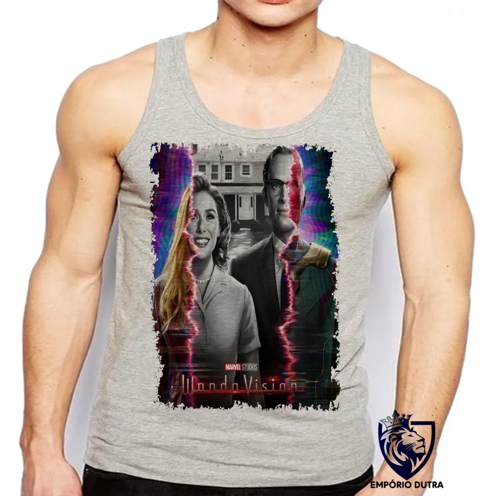 Camiseta Regata adulto ou infantil WandaVision Tv Feiticeira Escarlate Imagem