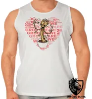 Camiseta Regata adulto ou infantil We are Groot guardioões galaxia - Foto 2