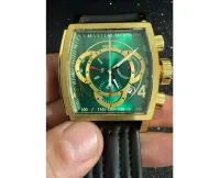 Relógio Invicta S1 Rally 27952 Ouro 18 + Pulseira Couro Eua + Frete Grátis - Foto 2