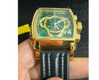 Relógio Invicta S1 Rally 27952 Ouro 18 + Pulseira Couro Eua + Frete Grátis - Foto 9
