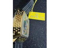 Relógio Invicta S1 Rally 27952 Ouro 18 + Pulseira Couro Eua + Frete Grátis - Foto 12