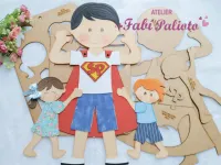 G1.667 Gabarito de Moldes  em MDF   Meu Paizão - Painel 