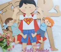 G1.667 Gabarito de Moldes  em MDF   Meu Paizão - Painel  - Foto 5