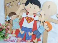 G1.667 Gabarito de Moldes  em MDF   Meu Paizão - Painel  - Foto 6