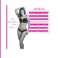 BODY COM DETALHES EM RENDA PRETO - TAINARA.                                                                                                LIBYSEXSHOP - Foto 3