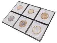 Estojo para Moedas Dobrável, Cabem 6 moedas - Cor Preto